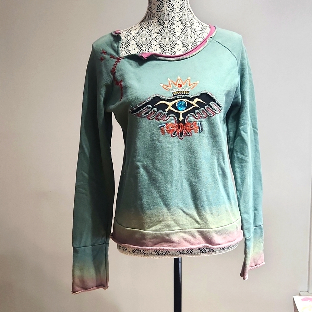[M] TOUGH JEANSMITH Shabby Chic Sweater